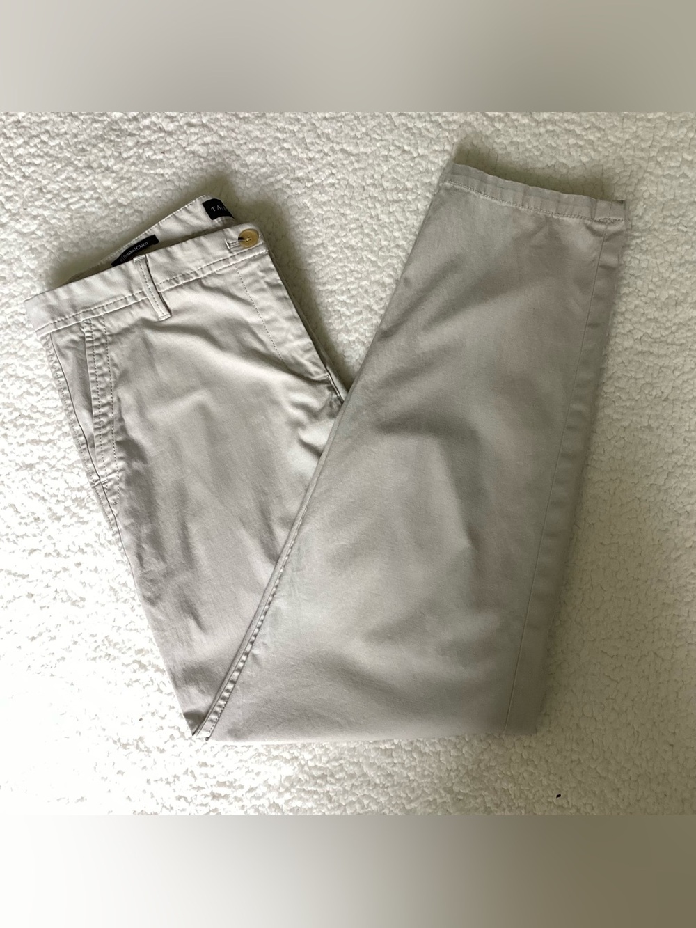 Talbots Relaxed Chino Khaki Pants Size 8 Coastal‎ Grandma Preppy Classic